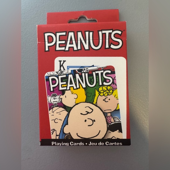 Peanuts Other - Peanuts Charlie Brown Character Playing Cards - Red and Blue